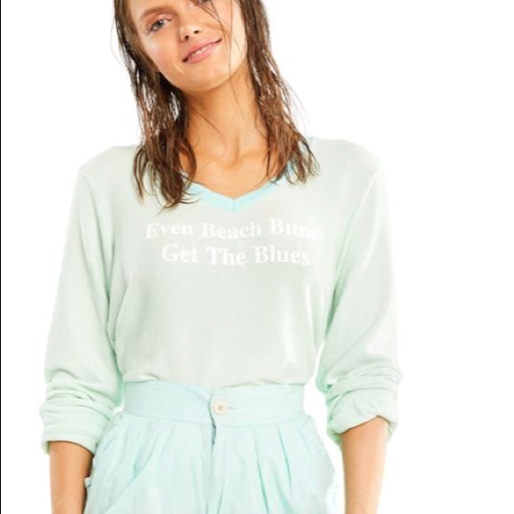 HP🎉NWT Wildfox Beach Bums baggy sweatshirt, L - Picture 1 of 5